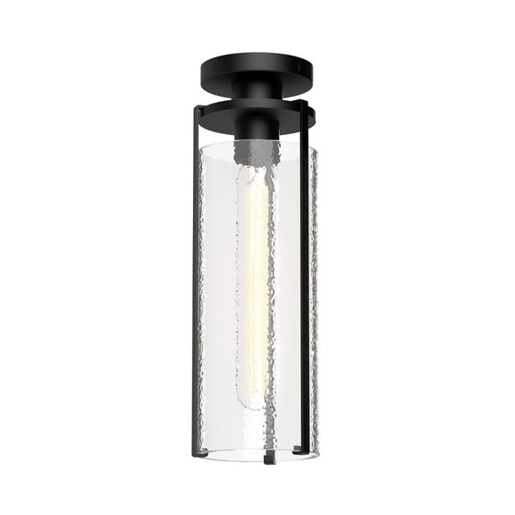 FM536005MBWC-Alora Lighting-Belmont - 1 Light Flush Mount-16.5 Inches Tall and 5.5 Inches Wide-Matte Black Finish