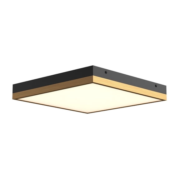 FM553214AGMB-Alora Lighting-Sydney - 36W LED Flush Mount-2 Inches Tall and 14.25 Inches Wide Aged Gold/Matte Black Finish