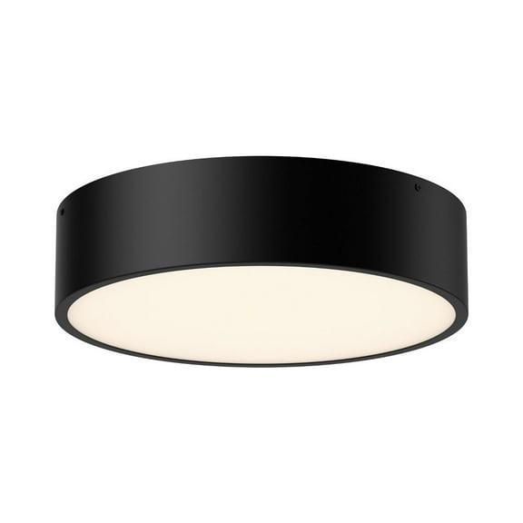FM556016MB-Alora Lighting-Brisbane - 3 Light Flush Mount-4.13 Inches Tall and 16 Inches Wide-Matte Black Finish