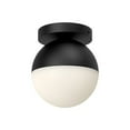 thumbnail image 1 of FM58306-BK/OP-Kuzco Lighting-Monae - 1 Light Flush Mount-6.75 Inches Tall and 6 Inches Wide-Black Finish, 1 of 1