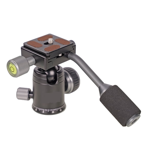 FM5C Tripod Ball Head Aluminum Alloy Ballhead w Quick Release Plate For Timelapse Camera Manfrotto Benro Tripod Monopod ,Easy to Operate