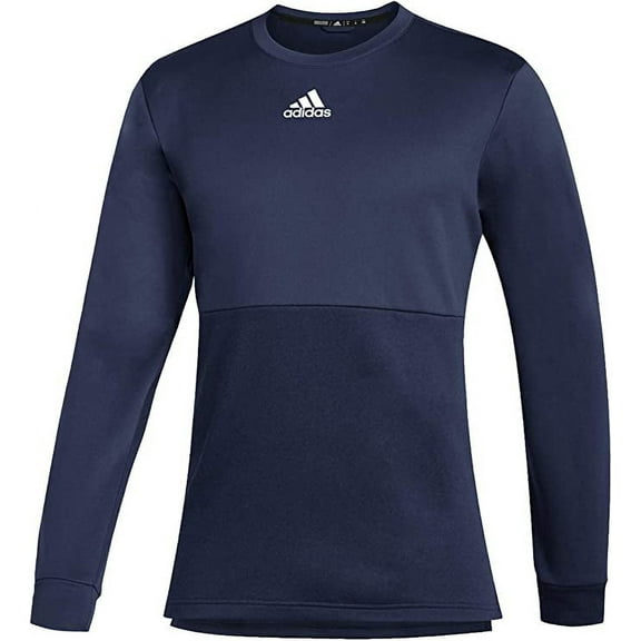 FM7684 Adidas Men's Training Issue Crew Top Team Navy Blue/White 3XL