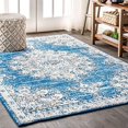 thumbnail image 2 of SAFAVIEH Transitional Boho Medallion Area Rug – Teal And Rose Crystal – CRS501T – New With Tags 2 of 6