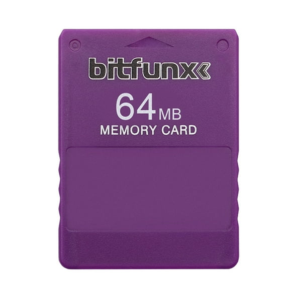 FMCB 1.966 Memory Card for PS2 64MB Free McBoot Console Card (Purple) Game Accessories