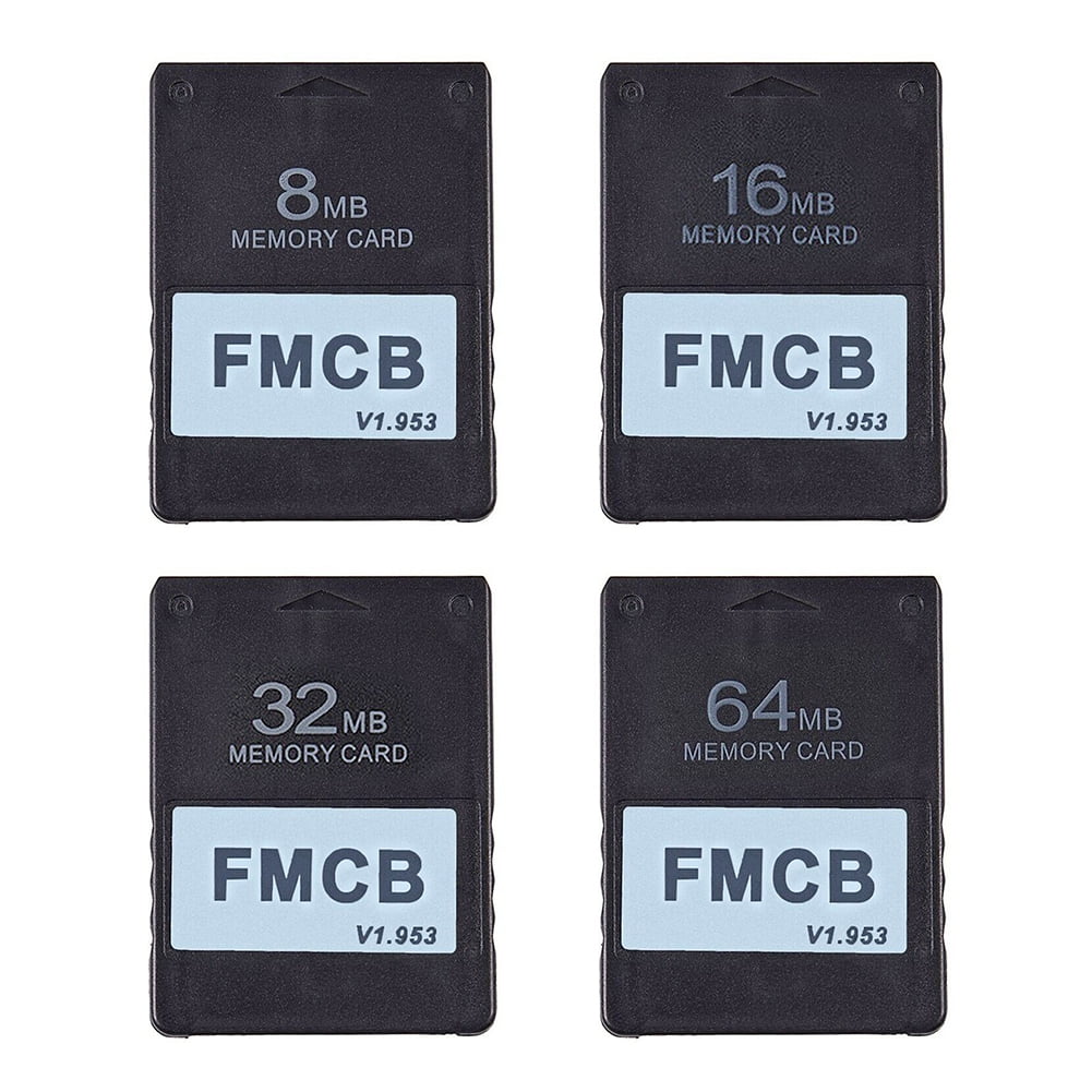  Hyamass Upgraded FMCB Free McBoot v1.966 External Program Card  64MB Memory Card for Sony Playstation 2 PS2,Just Plug and Play, Help You to  Start Games on Hard Disk or USB Disk 