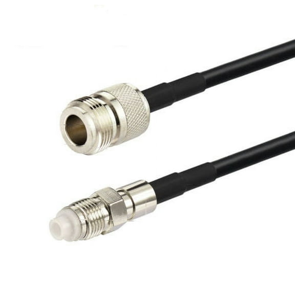 FME Female to N Female RG58 Coaxial Cable 1m for Antenna Extension Adapter Cable