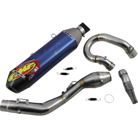 FMF 4.1 RCT Blue Anodized Titanium with MegaBomb Exhaust System (045653)