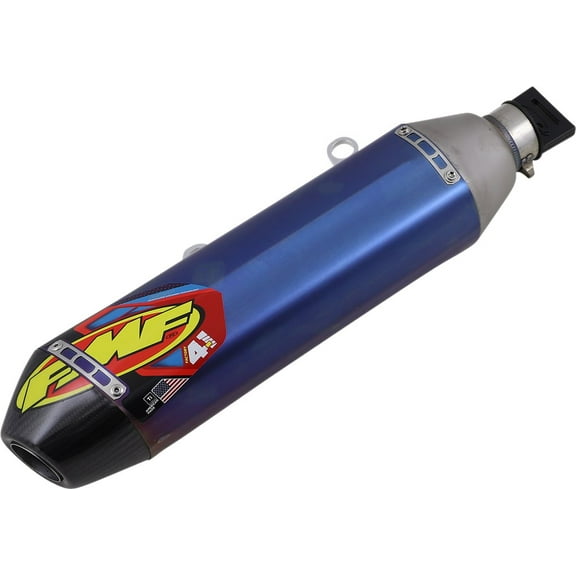 FMF 4.1 RCT Blue Anodized Titanium with MegaBomb Exhaust System (045654)