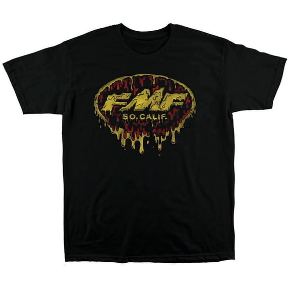 FMF Drip Mens Short Sleeve T-Shirt Black MD