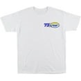thumbnail image 1 of FMF Exhaust 500 Mens Short Sleeve T-Shirt White MD, 1 of 1