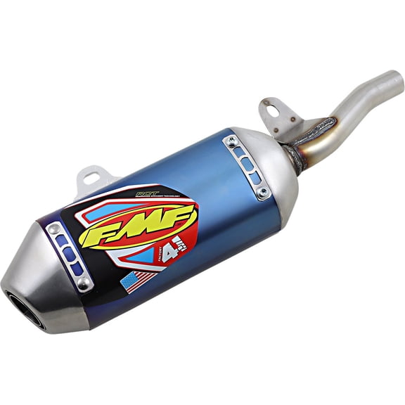 FMF Factory 4.1 Blue Anodized Titanium Slip-On Muffler (041593)