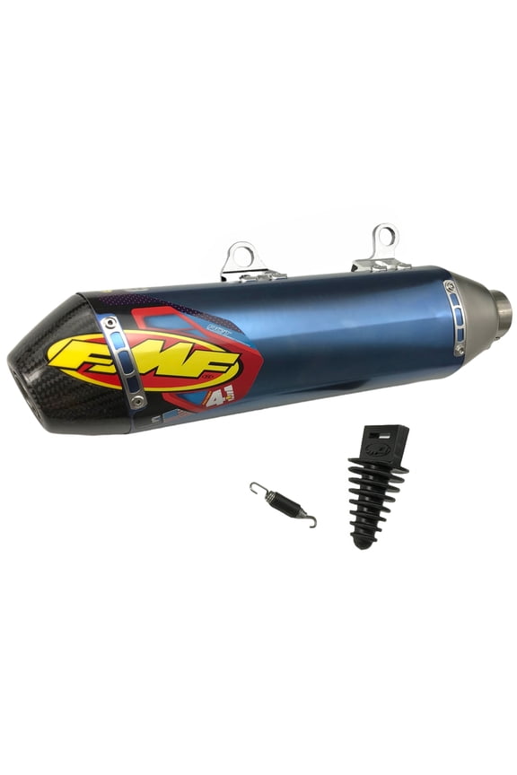 Factory 4.1 RCT Blue Anodized Titanium Slip-On Muffler (045648)