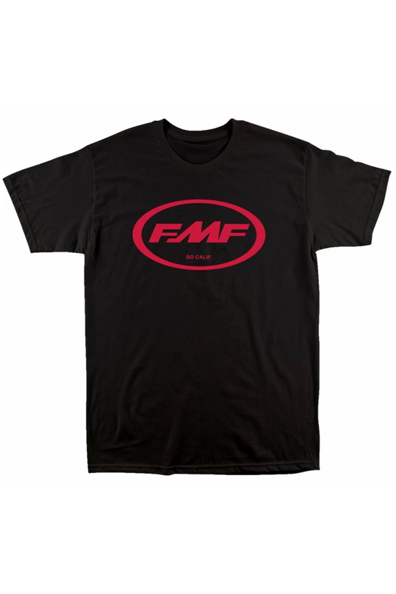 Factory Classic Don Mens Short Sleeve T-Shirt Black/Red XL