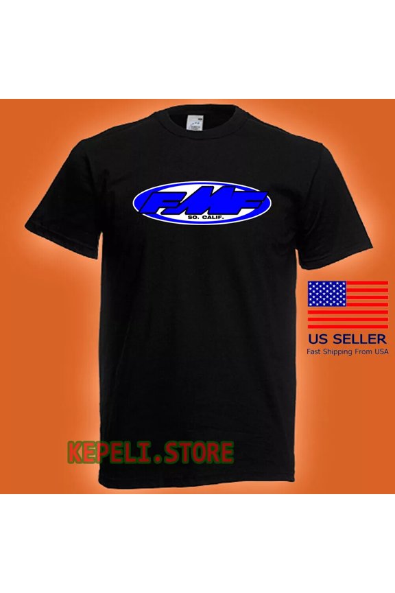 FMF Motocross So Calif Men's Black T-shirt Size S to 5XL