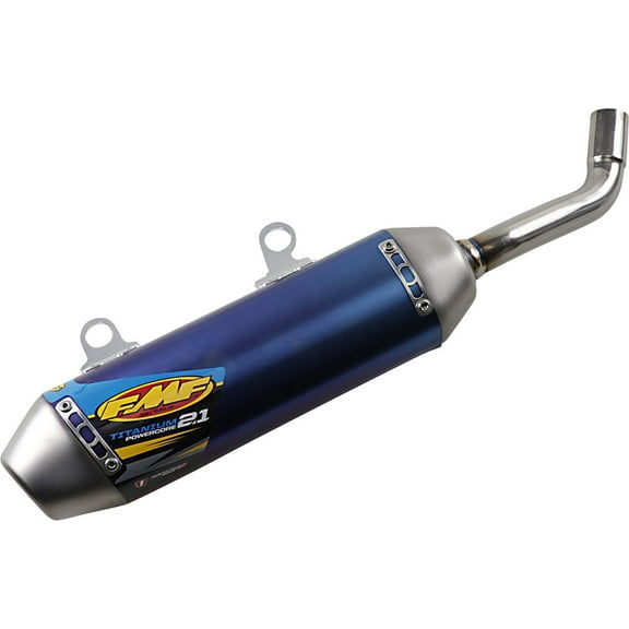 FMF Powercore 2.1 Anodized Titanium/Stainless Steel Shorty Muffler (025255)