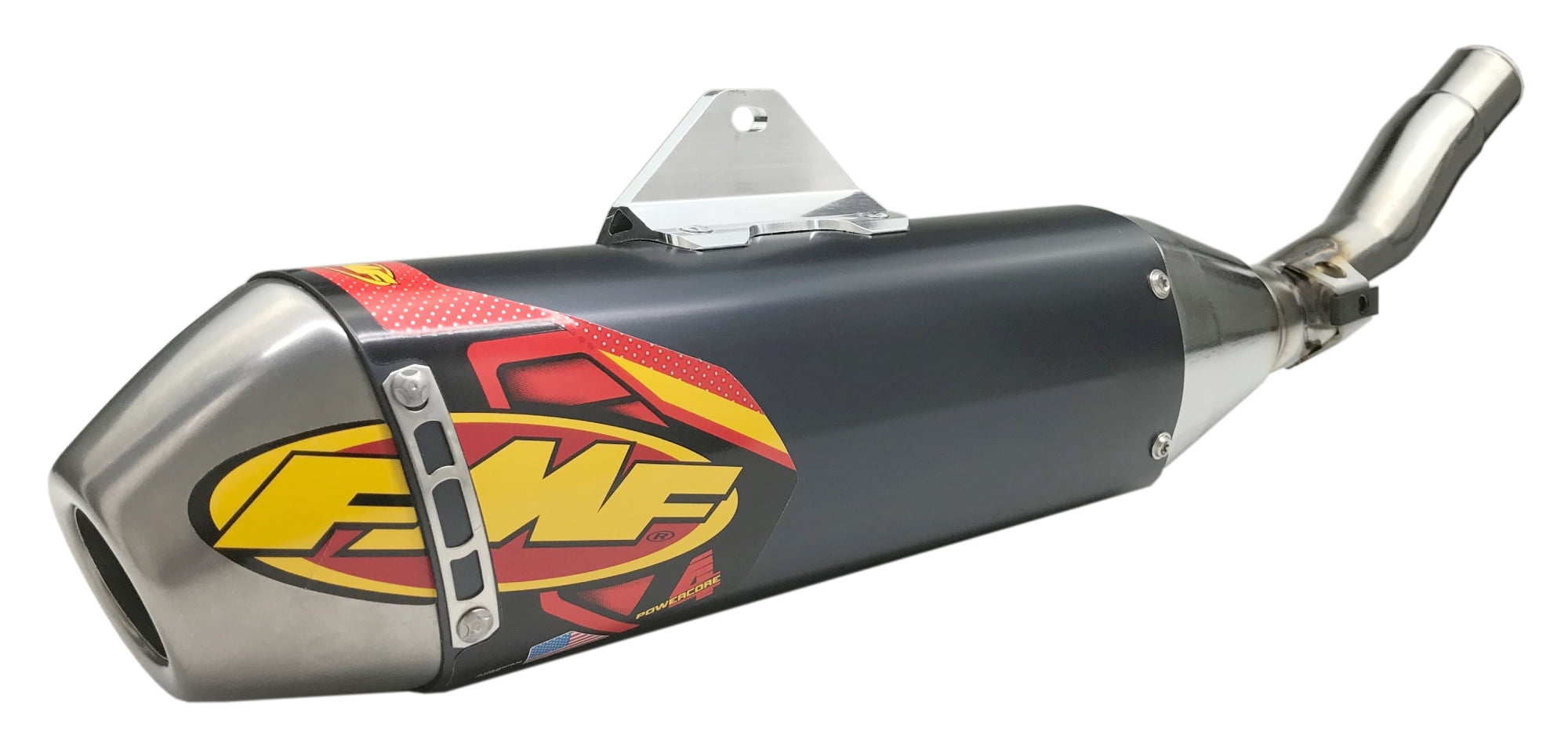 FMF Powercore 4 HEX Spark Arrestor Slip-On Muffler (044397 FMF Powercore 4 HEX Spark Arrestor Slip-On Muffler (044397
