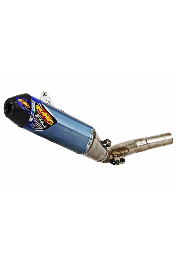 Racing 044429 Factory 4.1 RCT Slip-On - Blue Anodized Titanium Muffler - Carbon Endcap