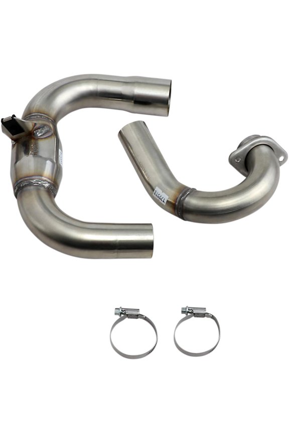Racing 044449 MegaBomb Header with Midpipe - Stainless Steel