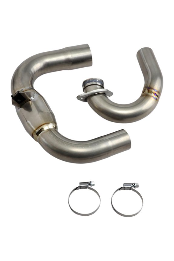 Racing 044450 MegaBomb Header with Midpipe - Titanium
