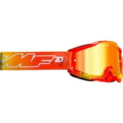FMF Racing PowerBomb Osborn Goggles OSFM, Orange / Red Mirror Lens
