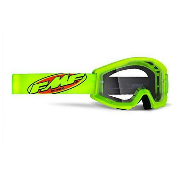 FMF Racing PowerCore Core Goggles (OSFM, Fluo Yellow)