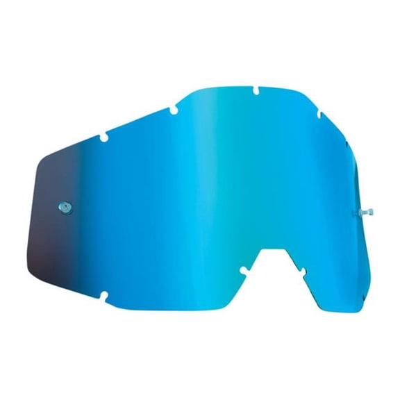 FMF PowerBomb/PowerCore Goggle Lens Blue Mirror