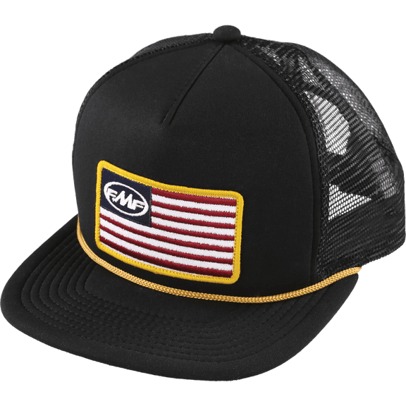 FMF Stars and Bars Snapback Hat Black