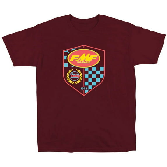 FMF Winning Mens Short Sleeve T-Shirt Maroon MD