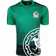 Officially Licensed by Icon Sports Mexico Soccer Jersey, Green Pattern, Men's XXL