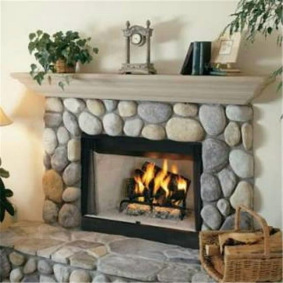 FMI B42I 42'' Stacked Brick Refractory Liner- Insulation Wood Fireplace