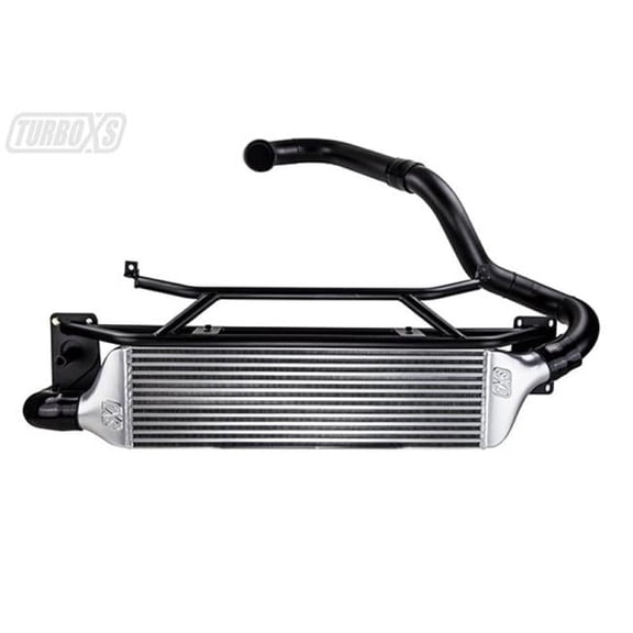 FMIC Wrinkle Black Pipes for 2015-2016 Subaru WRX