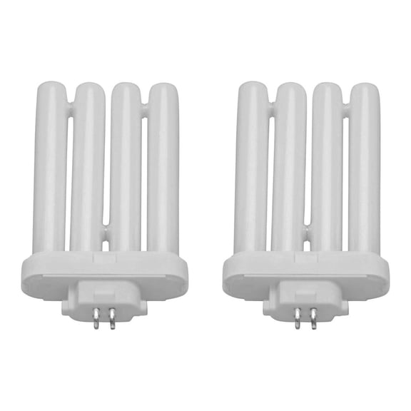 FML Lamp 27 Watt 6500K Fluorescent Bulb Replacement FML 27W 6500K Bulb for 4 Prong Reading Lamp or Small Floor 4 Bulb Light – Plug in 65K CFL Grow Light – 4 Pin Daylight Bulb, 2 Pack