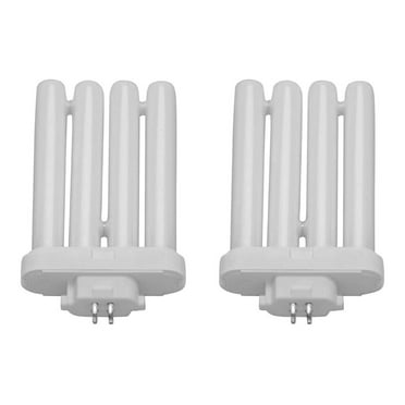 FML Lamp 27 Watt 6500K Fluorescent Bulb Replacement FML 27W 6500K Bulb for 4 Prong Reading Lamp or Small Floor 4 Bulb Light – Plug in 65K CFL Grow Light – 4 Pin Daylight Bulb, 2 Pack