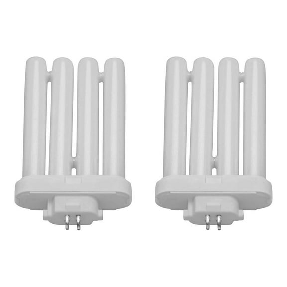 FML Lamp 27 Watt 6500K Fluorescent Bulb Replacement FML 27W 6500K Bulb for 4 Prong Reading Lamp or Small Floor 4 Bulb Light – Plug in 65K CFL Grow Light – 4 Pin Daylight Bulb, 2 Pack