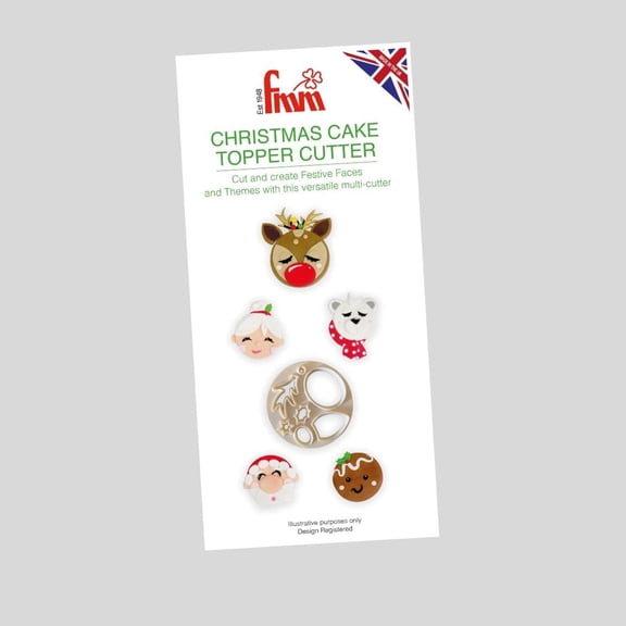 FMM Sugarcraft Christmas Cake Topper Cutter