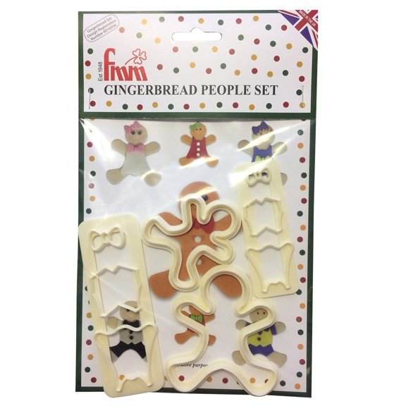 FMM Sugarcraft Gingerbread People Set
