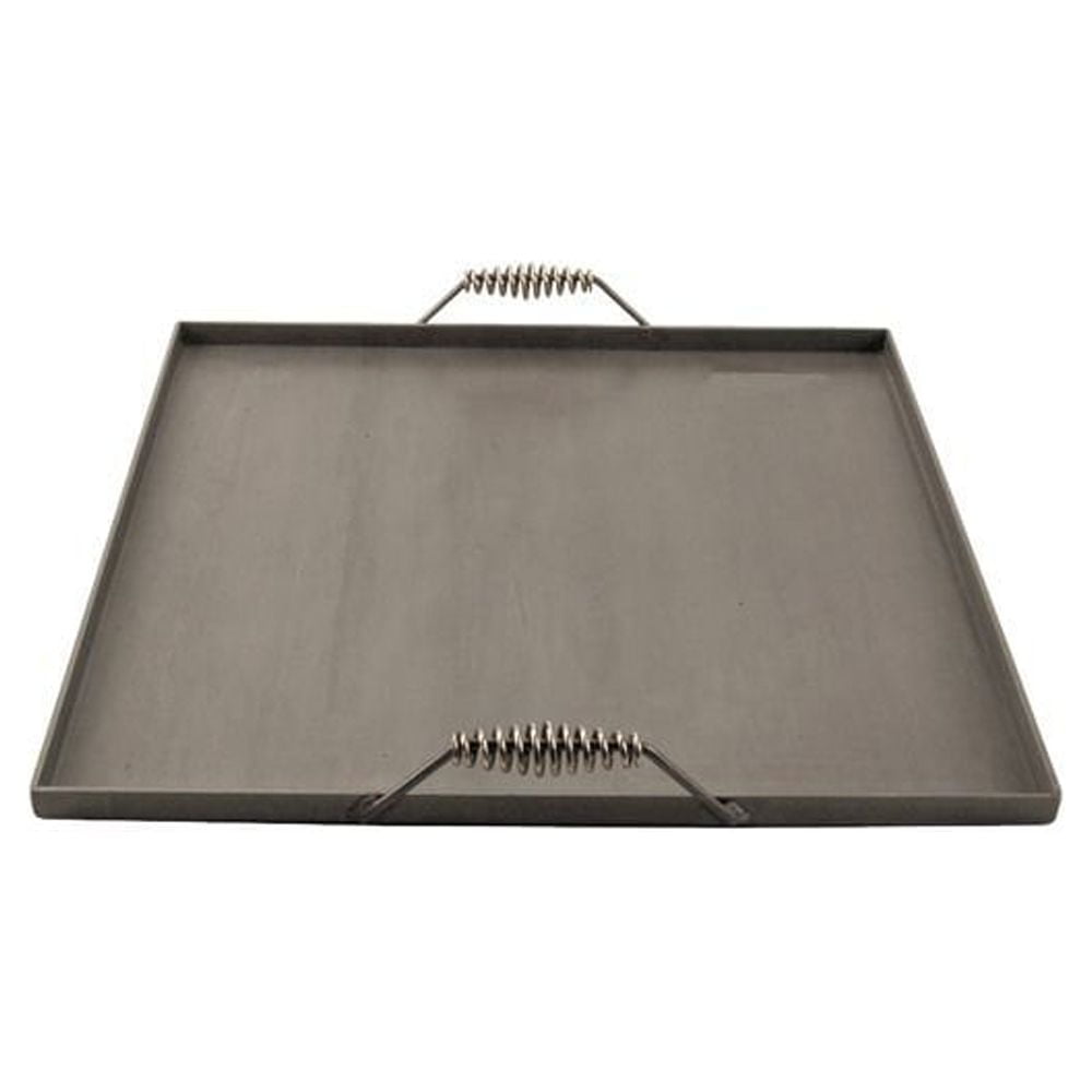 FMP 133-1009 Portable 22 In. x 22 In. Black Steel 4-Burner Stovetop Griddle