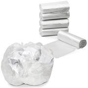[250 Pack] 4 Gallon Trash Can Bags | Small Clear Garbage Bin Liners | High Density, Leak-Proof Waste Basket Bags | Best for Bathroom, Bedroom, Office, Restroom Wastebasket