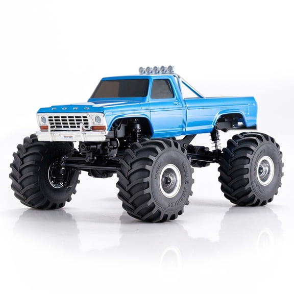 FMS 1:24 FCX24 FORD F-100 RTR Brushed Rock Crawler, Blue