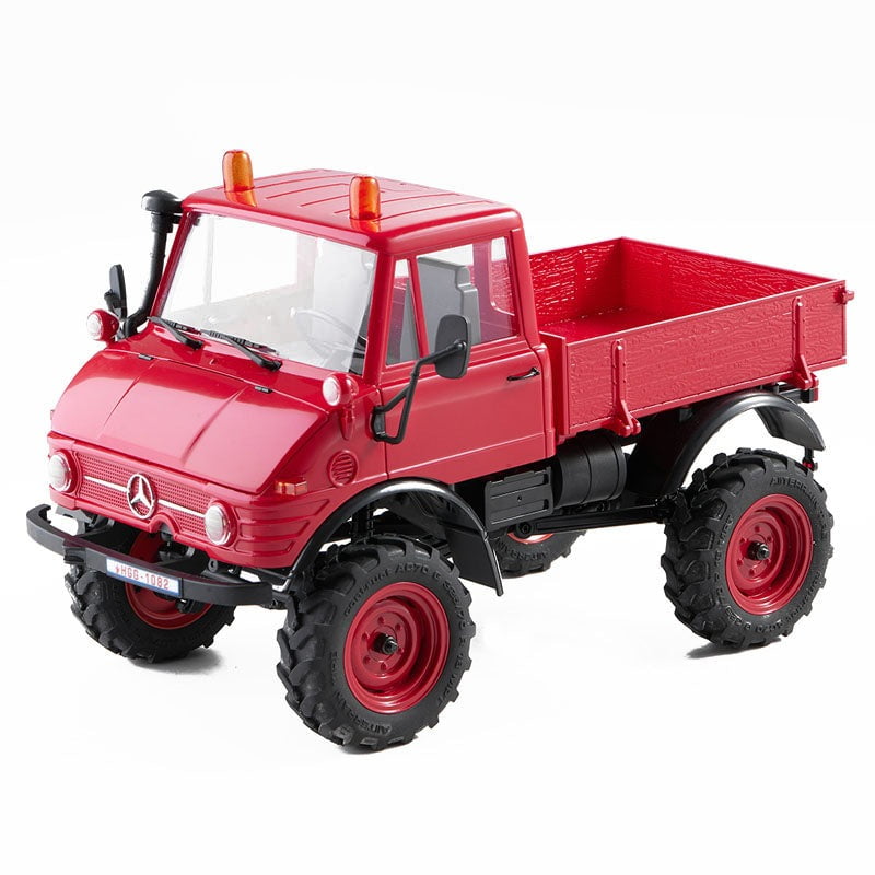 FMS 1:24 FCX24 Mercedes-Benz Unimog 421 RTR Red - Walmart.com