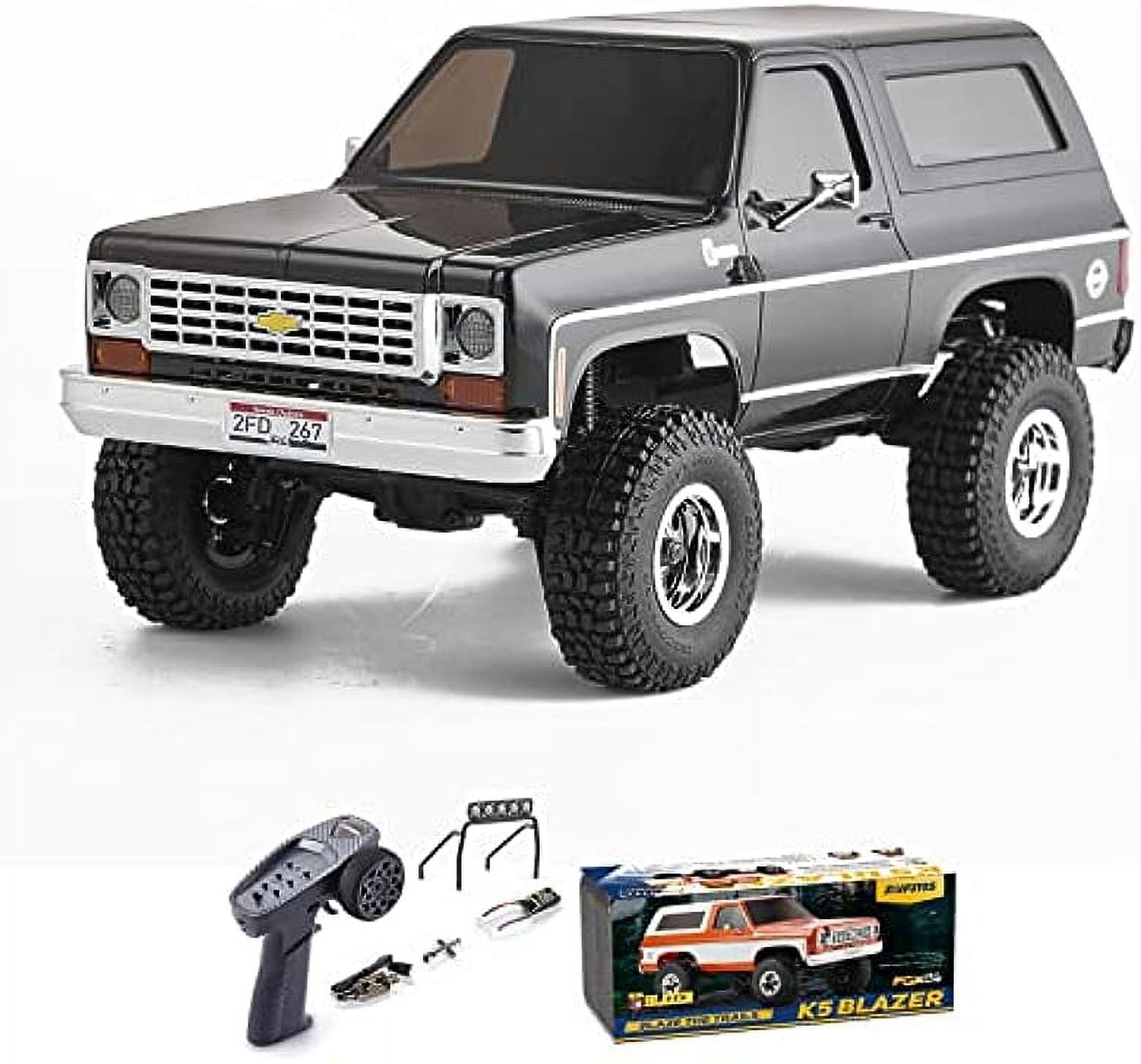 FMS 1/24 RC Crawler FCX24 Chevy K5 Blazer, Mini RC Car, 4WD FMS 1/24 RC Crawler FCX24 Chevy K5 Blazer, Mini RC Car, 4WD