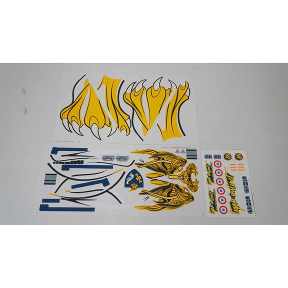 FMS Decal Sheet Rafale 80mm- FMMEG119 Decals Trim Pilots Scale Accys