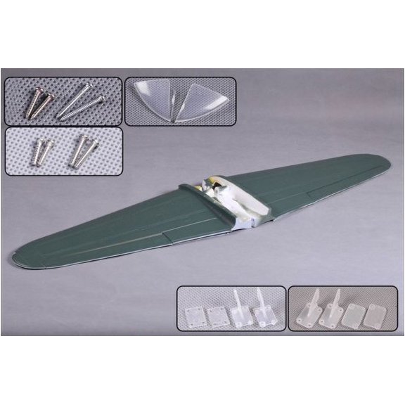 FMS Main Wing Green Zero 1400mm- FMMMJ102GRN Replacement Airplane Parts