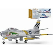 FMS Rc Planes for Adults Remote Control Airplane F-86 The Huff RC Airplane 6CH 80mm Hobby Rc Airplanes PNP No Radio, Battery, Charger