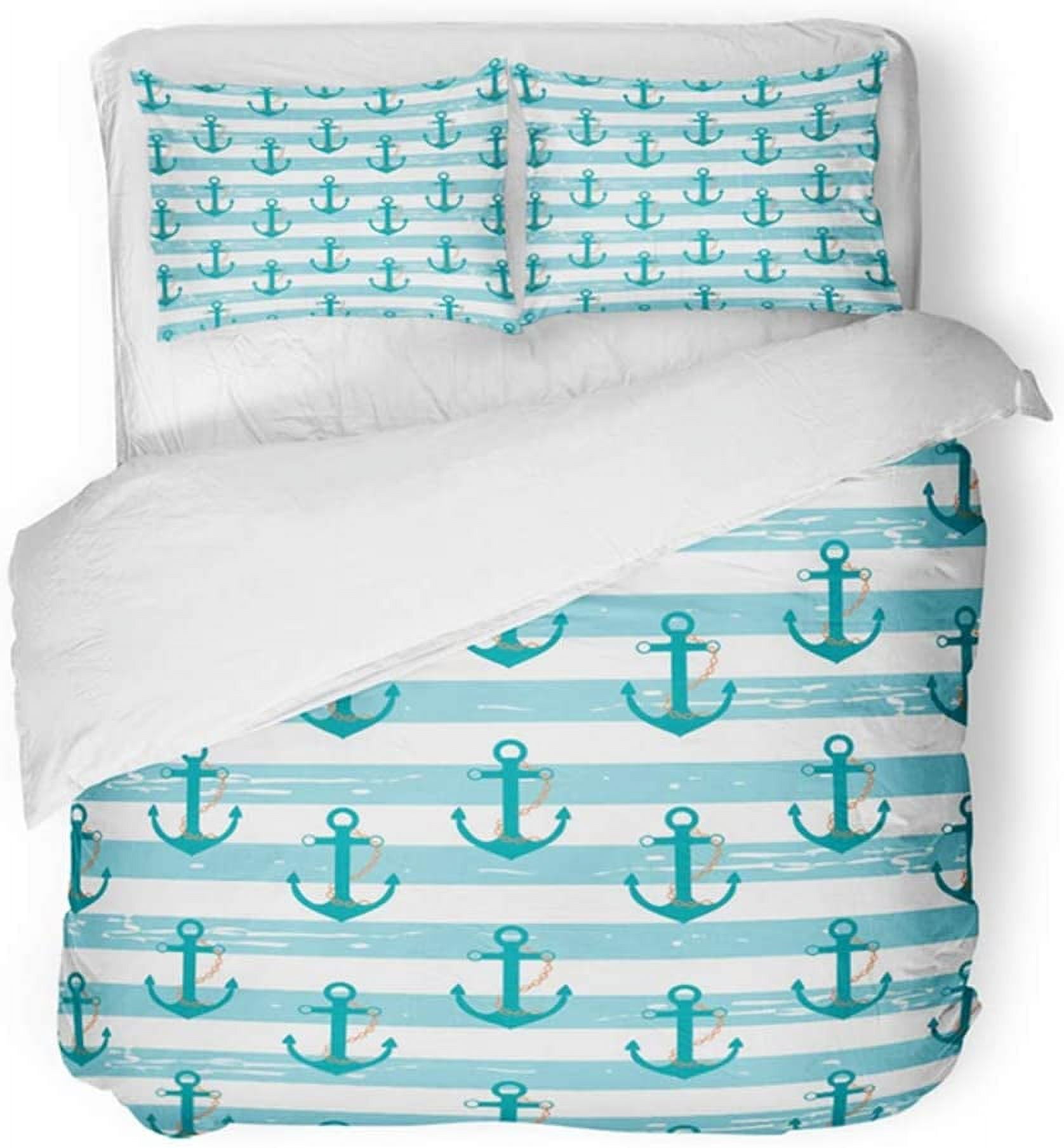 Colorful Seahorses 3-Piece Quilted Bedding Set NCU0TH1259