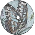 thumbnail image 1 of FMSHPON Abstract FlowersButterflies Xmas Christmas Tree Skirt Stand Mat for Holiday Party Decoration Indoor Outdoor 48 inches, 1 of 3