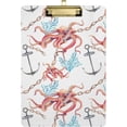 thumbnail image 1 of FMSHPON Anchor Octopus Clipboard Hardboard Wood Nursing Clip Board and Pull for Standard A4 Letter 13x9 inches, 1 of 8