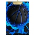 thumbnail image 1 of FMSHPON Basketball Blue Clipboard Hardboard Wood Nursing Clip Board and Pull for Standard A4 Letter 13x9 inches, 1 of 7