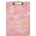 thumbnail image 1 of FMSHPON Beautiful Mermaid Fish Scales Pattern Clipboard Hardboard Wood Nursing Clip Board and Pull for Standard A4 Letter 13x9 inches, 1 of 5
