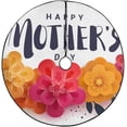thumbnail image 1 of FMSHPON Blossom Floral Mother's Day Xmas Christmas Tree Skirt Stand Mat for Holiday Party Decoration Indoor Outdoor 36 inches, 1 of 3